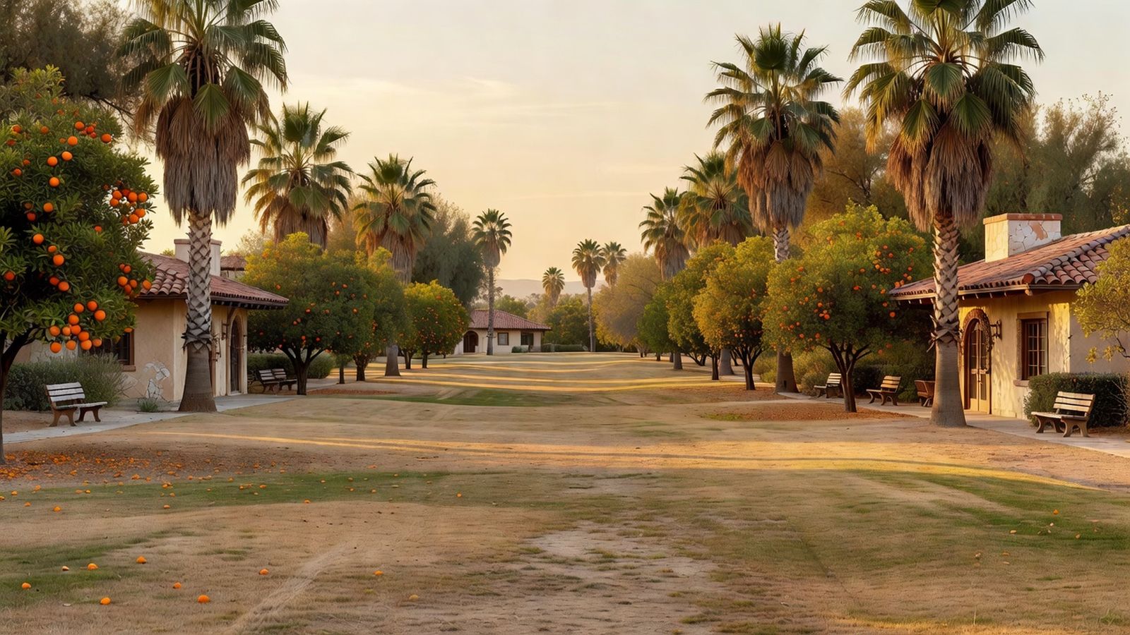 Sonoran desert golf scenery
